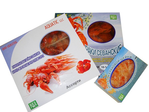Раки в ассортименте в Миассе