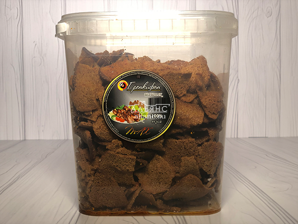 Ржаные гренки со вкусом шашлыка в Миассе