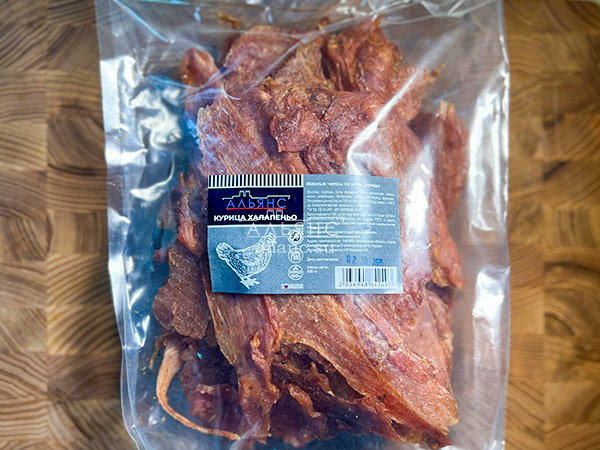 Мясо (АЛЬЯНС) вяленое курица 500гр "С халапеньо" в Миассе