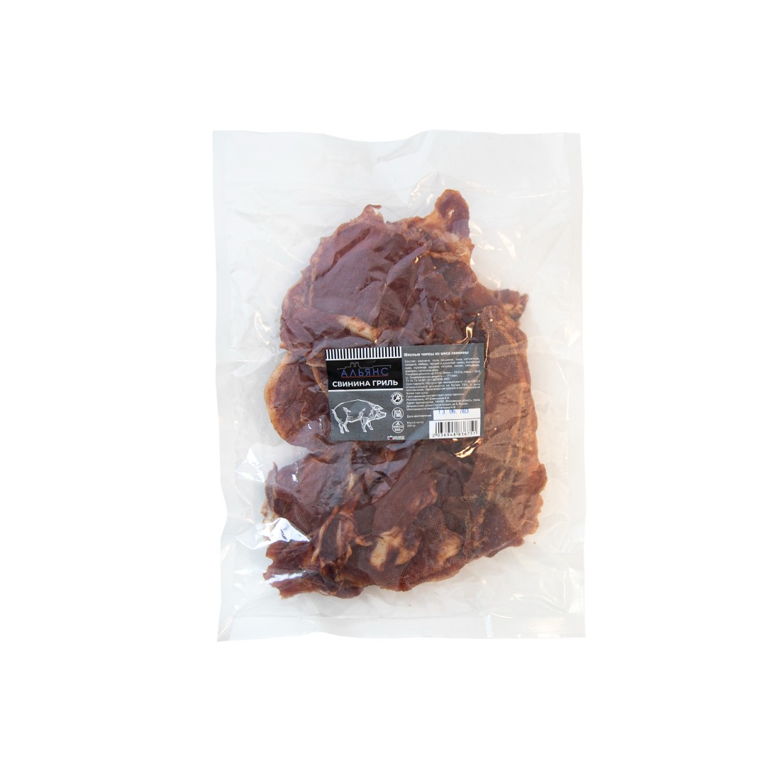 Мясо (АЛЬЯНС) вяленое свинина гриль (500гр) в Миассе