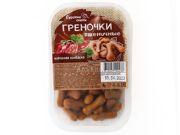 Сурские (ПШЕНИЧНЫЕ) Копченая колбаска (100 гр) в Миассе