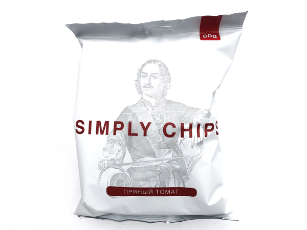 Картофельные чипсы "Simple chips" Пряный томат 80 гр. в Миассе